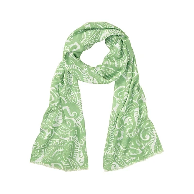 Paisley-Print Scarf