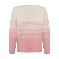 Colourblock Rib-Knit Sweater