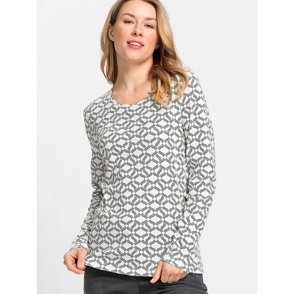 Printed Long-Sleeve T-Shirt