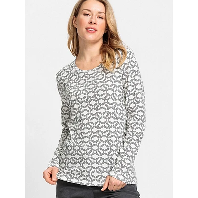 Printed Long-Sleeve T-Shirt