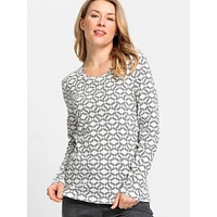 Printed Long-Sleeve T-Shirt