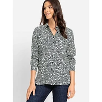 Mille Fleur Button-Up Shirt