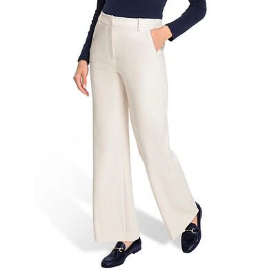 Wide-Leg Dress Pants