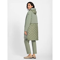 Water-Repellent Quilted Anorak