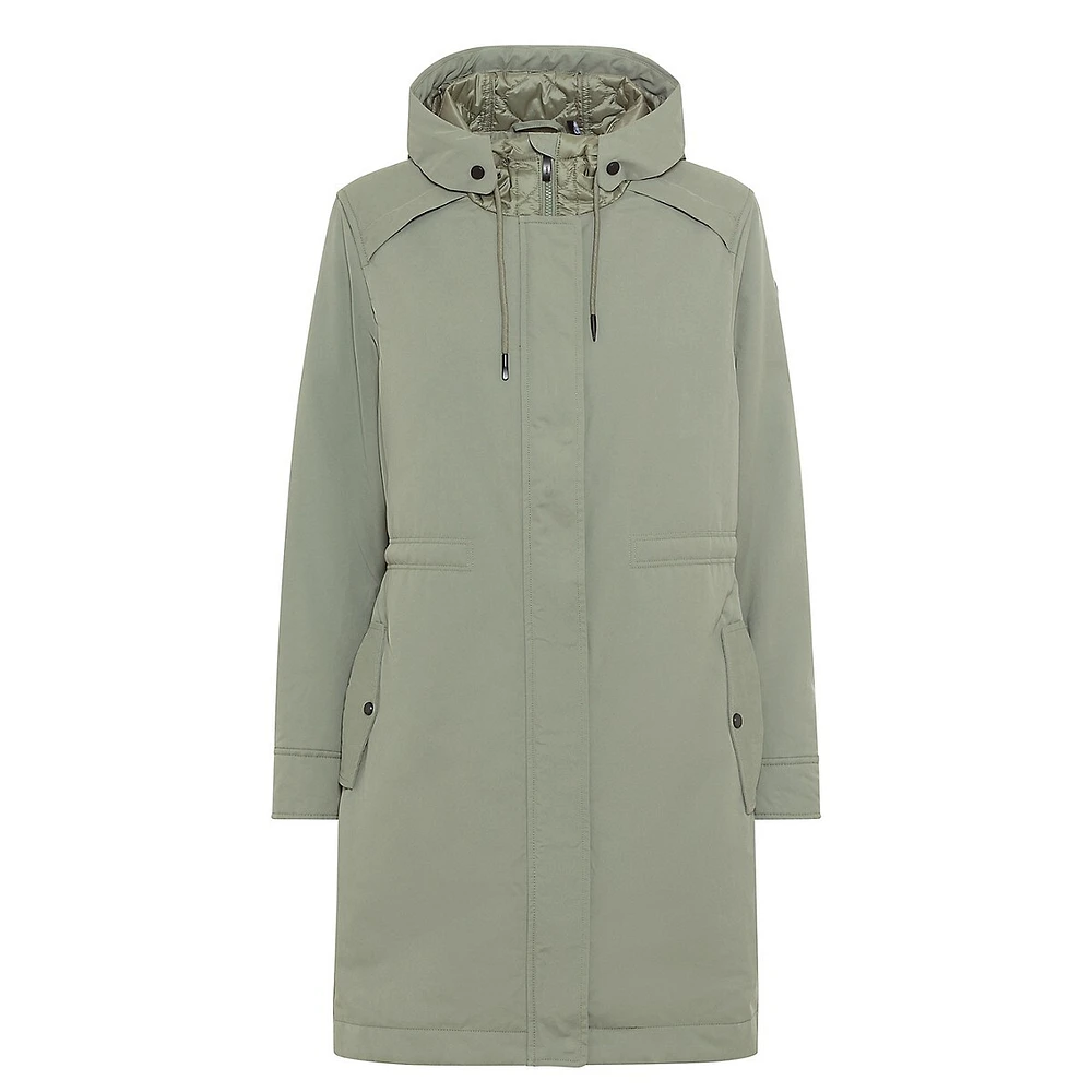 Water-Repellent Quilted Anorak