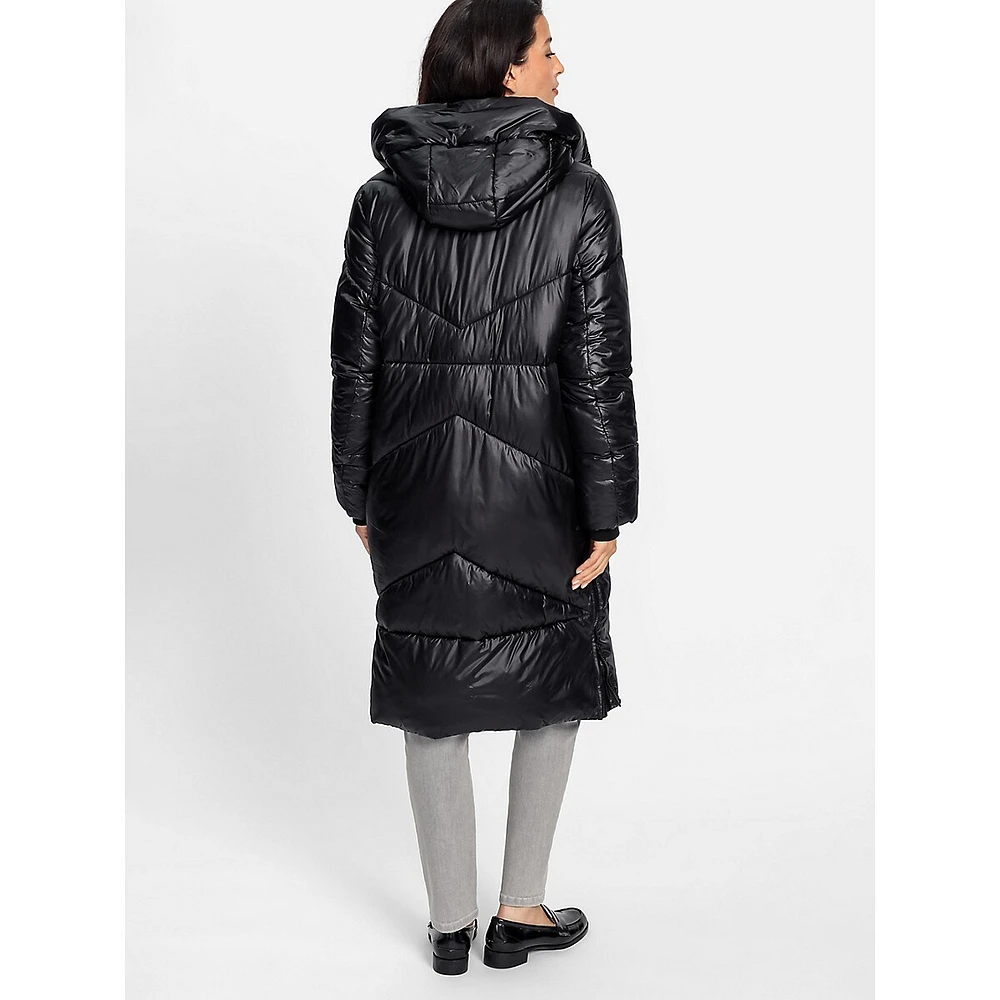 Longline Hooded Puffer Coat