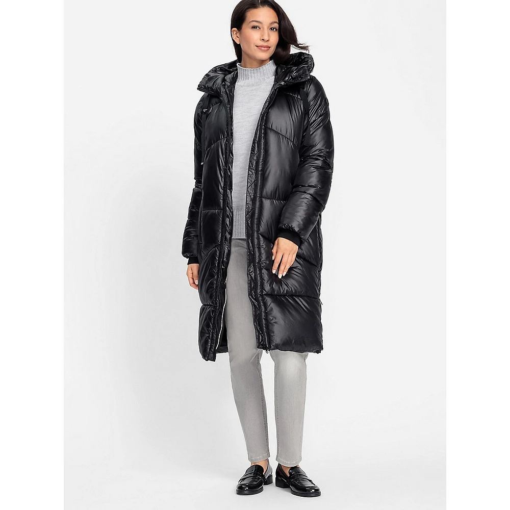 Longline Hooded Puffer Coat