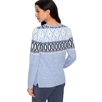 Nordic Jacquard Super Soft Crewneck Sweater