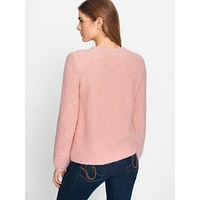 Bouclé Boatneck Sweater