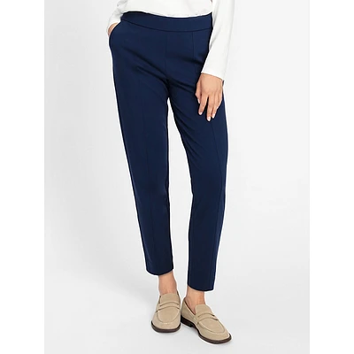 Pull-On Jersey Tailored Pants