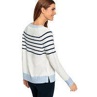 Breton Stripe Ringer Sweater