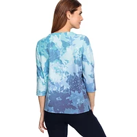 Abstract Floral Sweatshirt