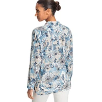 Floral Cotton-Viscose Shirt