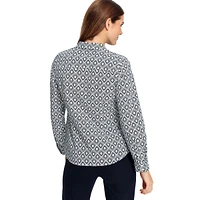 Diamond-Pattern Tailored Shirt