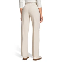 Anna Fit Pull-On Wide-Leg Dress Pants