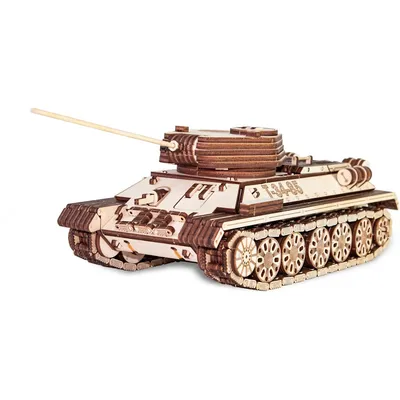 Diy Tank T34-85 - 965 Pc 3d Puzzle