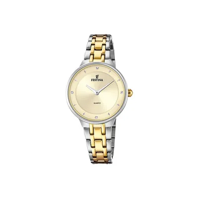 Mademoiselle Stainless Steel Watch In Two Tone