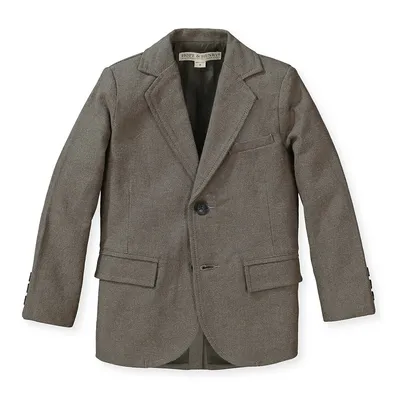 The Kooples Fitted Herringbone Wool Suit Jacket