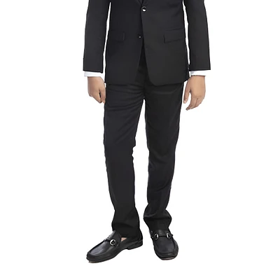 Slim Fit Expandable Waist Formal Boys Suit Pants - High Quality, Stylish, Affordable Canadian English