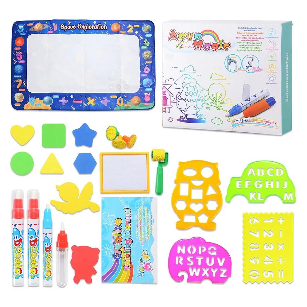 New Obuby for Kids Toy Magical Aqua Mat Activity Set Creative No Mess  Painting