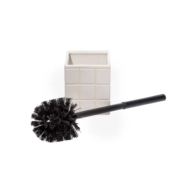 Moda At Home Anitra Ceramic Toilet Brush (Dark Grey)