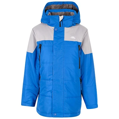 Boys Padded Jacket With 4 Zip Pockets & Sherpa Fleece Lining Recoil