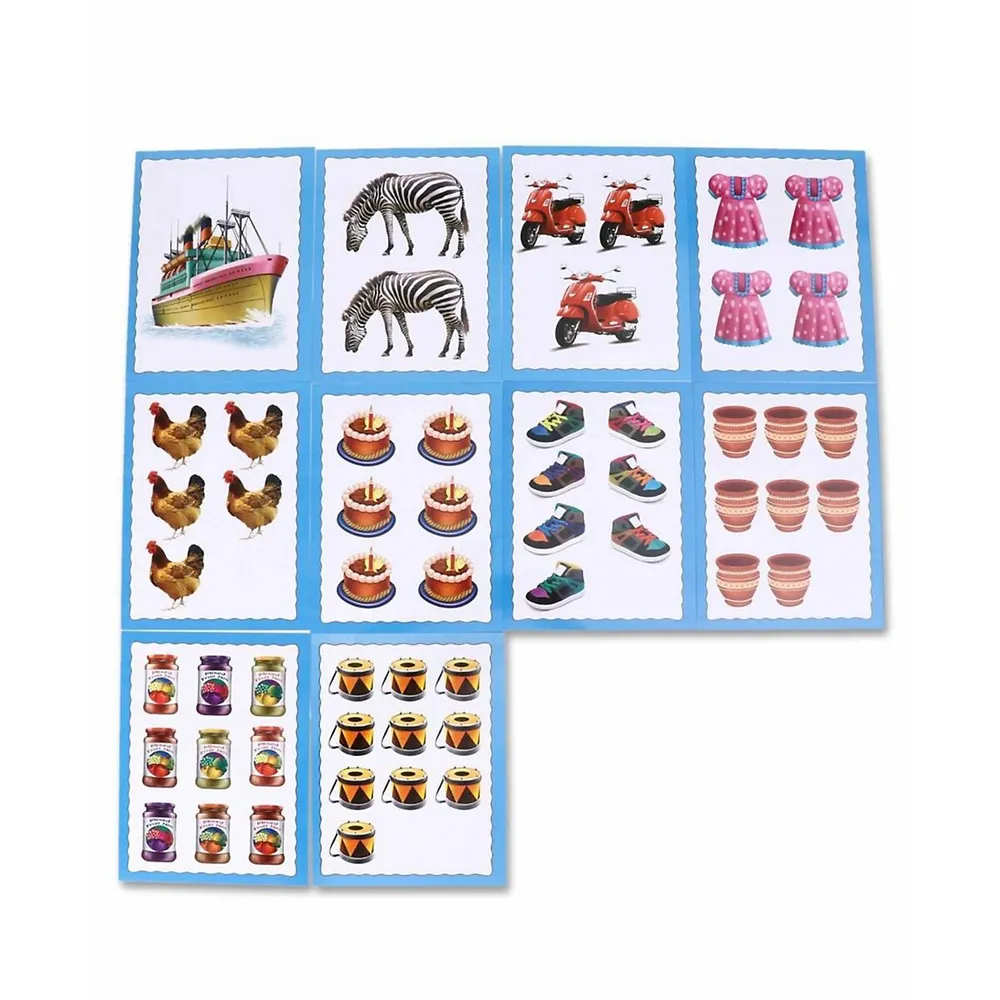 For Kids Discover Number Flash Cards Animals, Letters - 36 Picture Cards