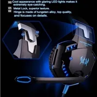 Hifi Pro Gaming Headset With Hd Mic Led Light For Ps4 Pc Laptop Mobiles Tablets Outdoor Travelling Picnic Play Games Music