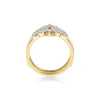 Enhancer Ring With 0.33 Carat Tw Of Diamonds In 14kt Yellow Gold
