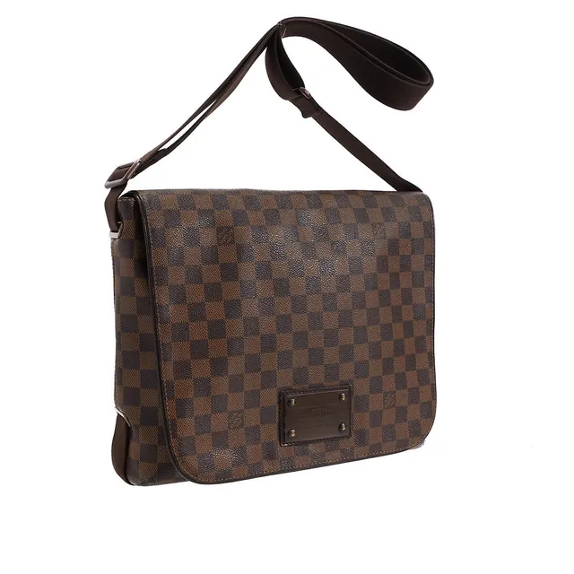 Louis Vuitton Damier Ebene Canvas Brooklyn GM Messenger Bag Louis Vuitton