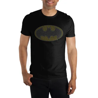 Dc Comics Batman Grid Logo T-shirt
