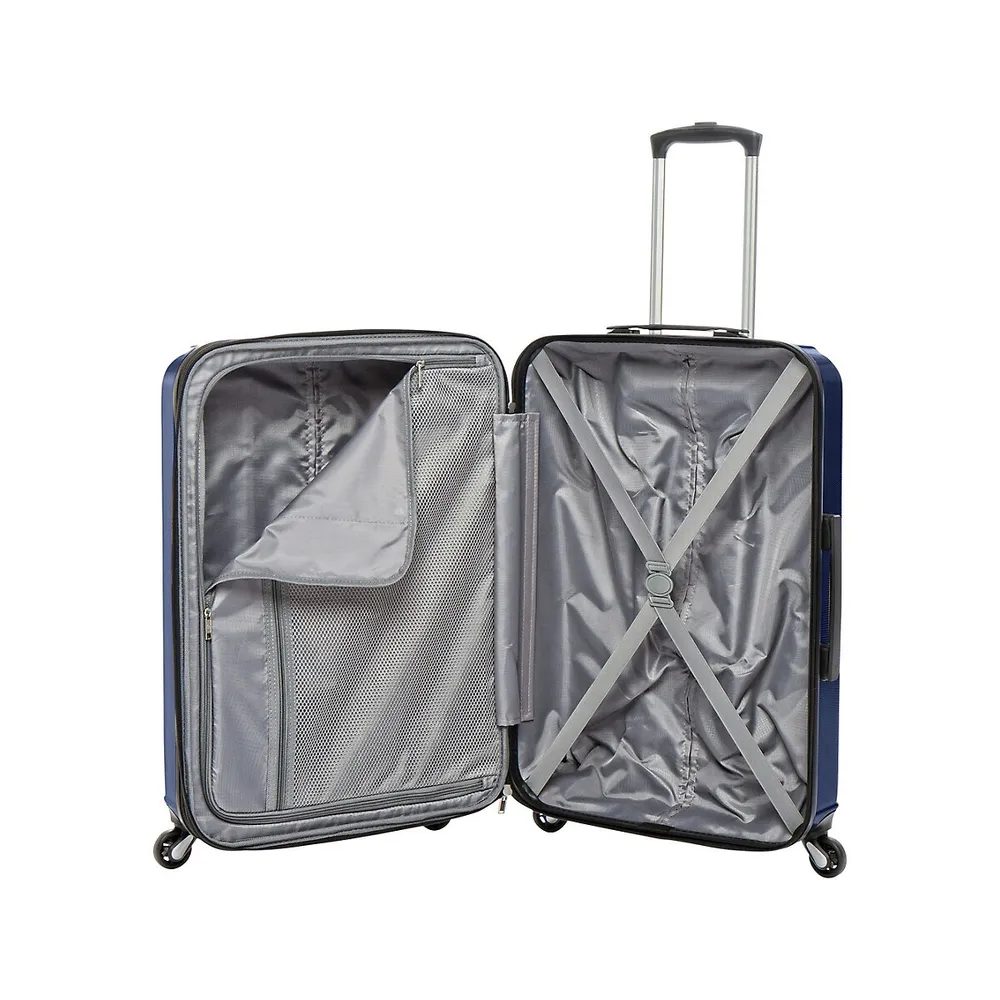 Air Fleet Luggage 26.5-Inch Medium Hardside Spinner Suitcase