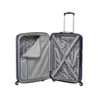 Air Fleet Luggage 26.5-Inch Medium Hardside Spinner Suitcase