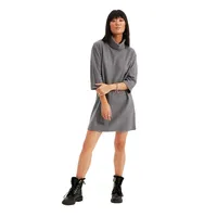 Women Mini Shift Relaxed Fit Knitted Dress
