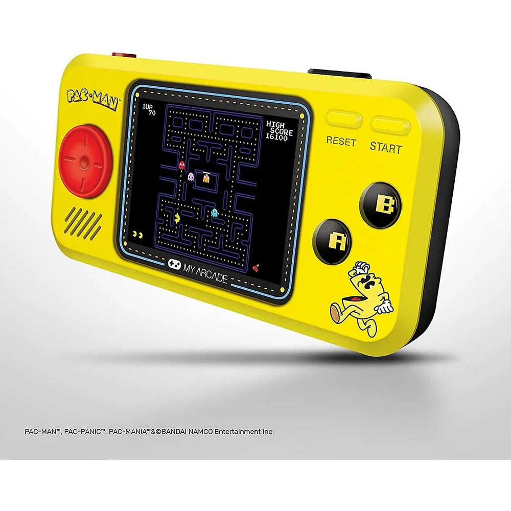 Pac-man Pocket Console De Jeu Portable Avec 3 Jeux