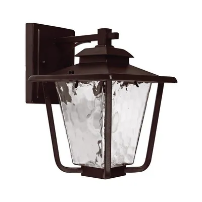Outdoor Wall Light, 11.8 '' Height, From Cumbria Collection, Black