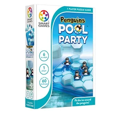 Penguins Pool Party - Educational Logic Game Puzzle
