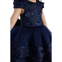 Navy Blue Dress For Baby Girl