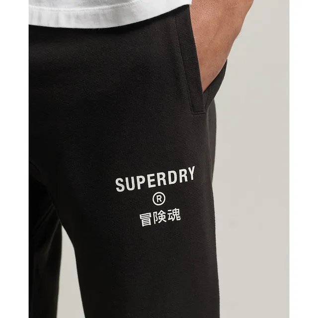 NEOPRENE EFFECT JOGGER PANTS - Black