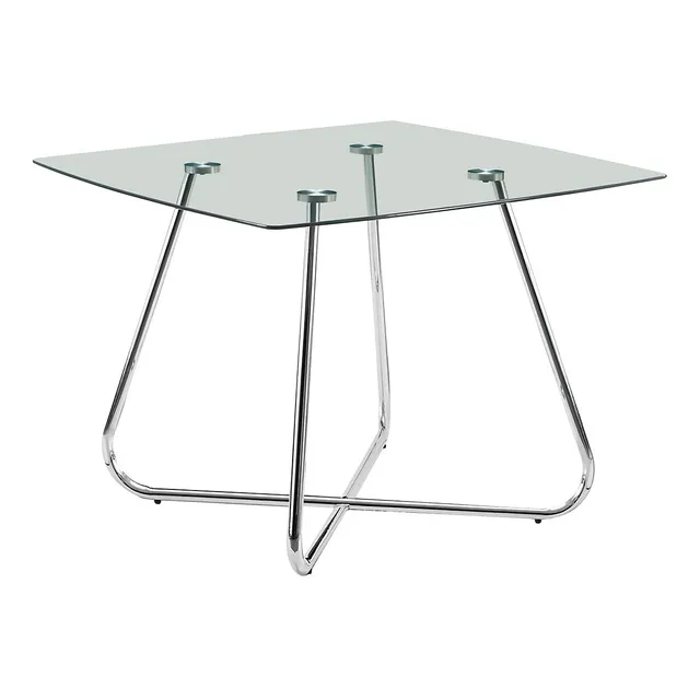 Monarch Specialties Dining Table 40 Diameter With 8mm Tempered Glass