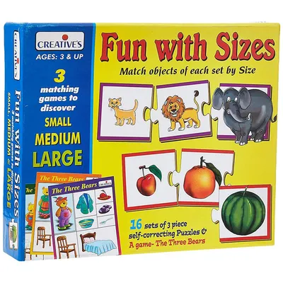 Creative's Fun With Sizes Puzzle (multi-color, 16 Pieces)