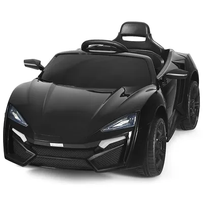 12v Kids Ride On Car 2.4g Rc Electric Vehicle W/ Lights Mp3 Openable Doors