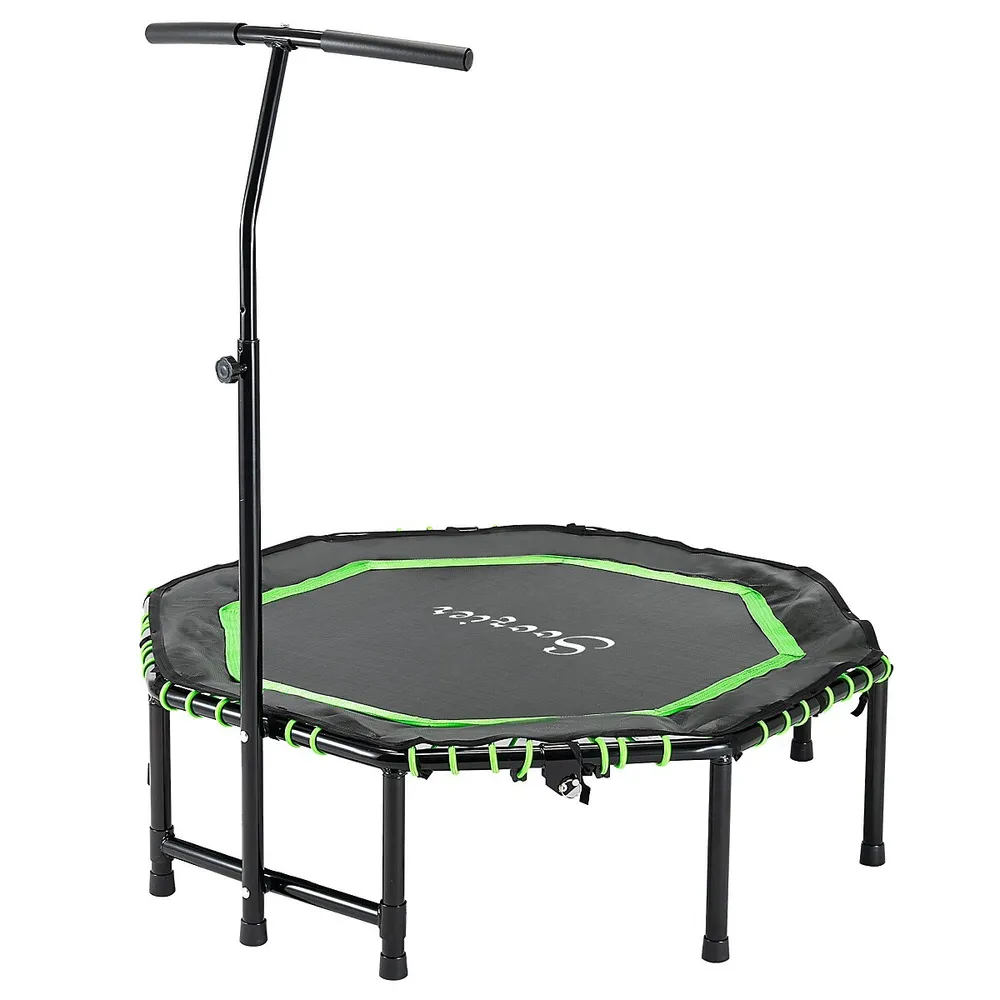 Soozier 48 Silent Mini Trampoline With Adjustable Handle Bar