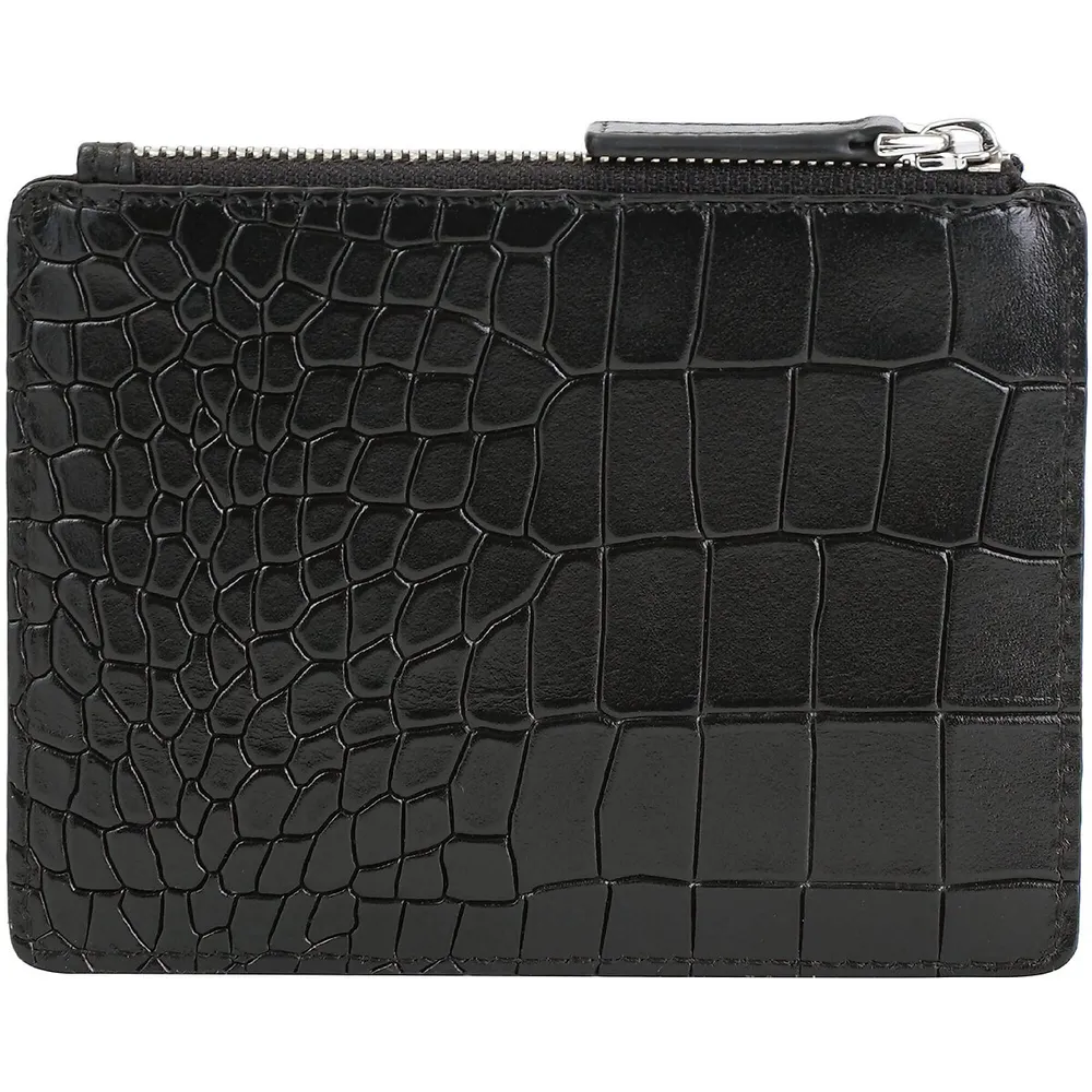 Croco2 Women’s Card Case With Enhanced Rfid Protection