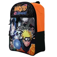 Naruto Characters Logo 16" Backpack 5 Piece Set