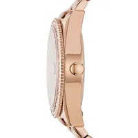Women's Scarlette Mini Three-hand, Rose Gold-tone Stainless Steel Watch