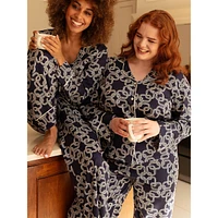 Avery Chain Print Wide Leg Pyjama Set