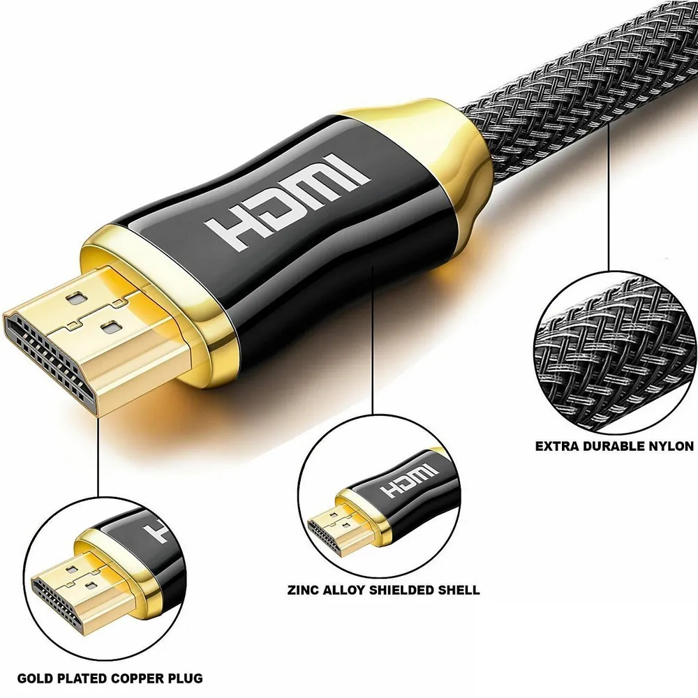Hdmi Cable Ultra Hd Premium High Speed 2.0 Cable 10M Supports 3d Formats 4k Tv For Ps4/xbox