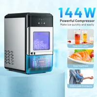 Nugget Ice Maker Countertop 44lbs Per Day W/ice Scoop And Self-cleaning