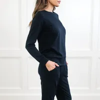 Women's Brushed Bamboo Pullover Crew